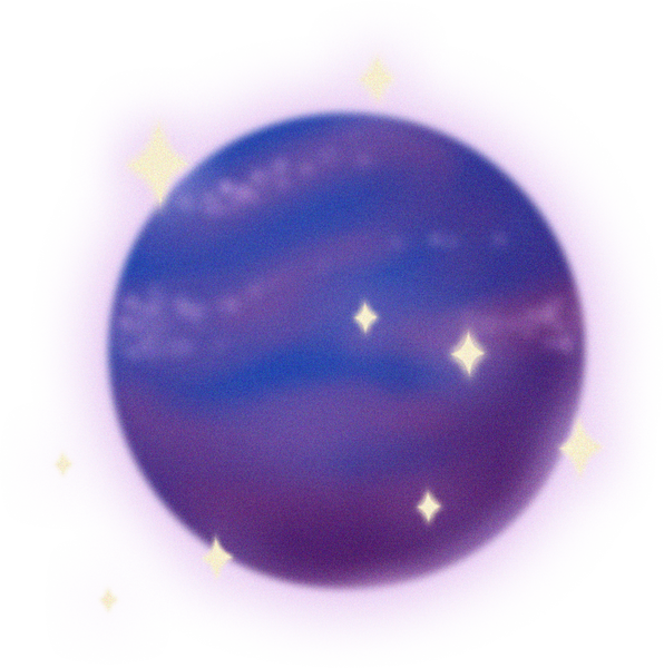 Grainy Gradient Planet